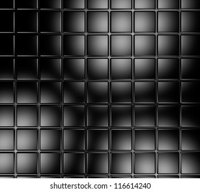 black tile surface background
