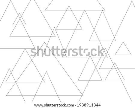 black triangles on white triangles background