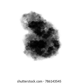 Black Watercolor Background Stain Watercolor Paint Stock Illustration ...