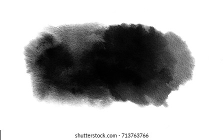 Watercolor Texture Black High Res Stock Images Shutterstock