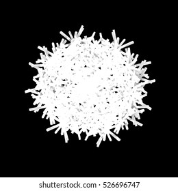 Black and white abstract background