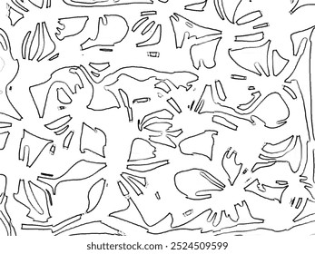 Black and white abstract pattern background texture, design.