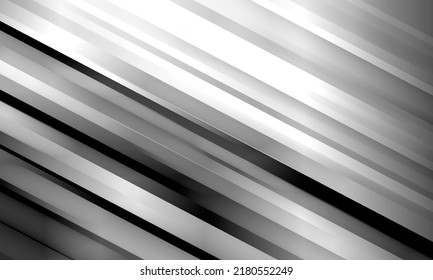 Black And White Angled Abstract Gradient Background - Stock Illustration