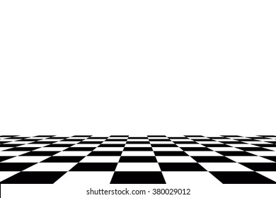 Black And White Checkered Floor