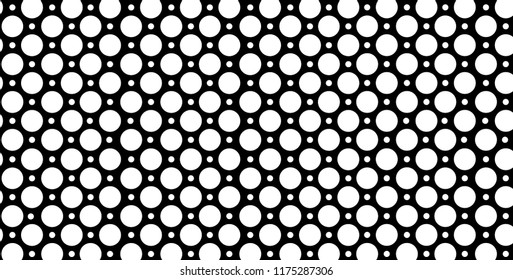 Black and White Circle Background