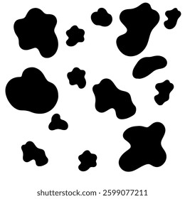 black and white cow pattern background for wallpaper, fabric, printed products and more