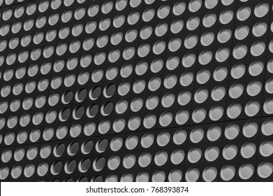 black and white dots