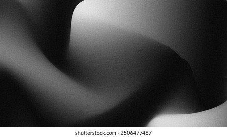 Black and white gradient interference texture background combination lighting gradient banner vibrant title cover poster background