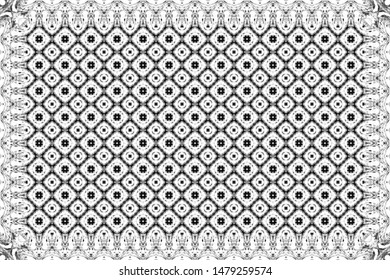 Black and white horizontal pattern for textile, ceramic tiles and designs