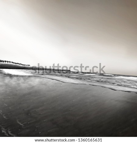 Similar – Image, Stock Photo cold coast Environment