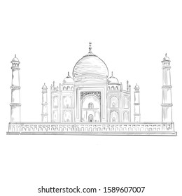 Black And White Taj Mahal India High Res Stock Images Shutterstock