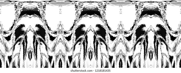 Black and white pattern for textile, backgrounds, tiles and designs