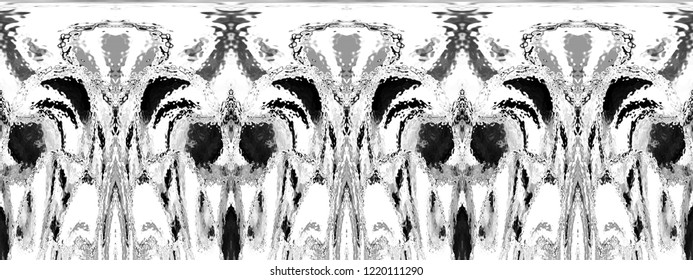 Black and white pattern for textile, backgrounds, tiles and designs