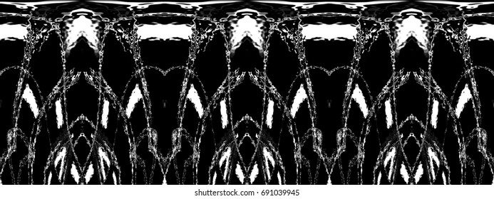 Black and white pattern for textile, backgrounds, tiles and designs