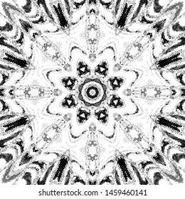 Black and white pattern for textile, ceramic tiles and designs