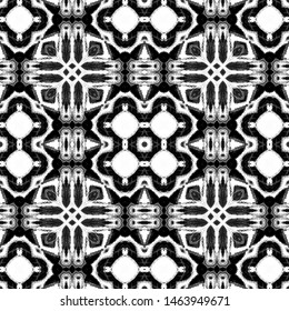Black and white pattern for textile, ceramic tiles and designs