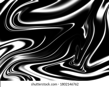 Black White Psychedelic Swirl Trippy Artwork Abstract Acrylic Background