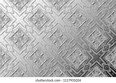 Black and white relief convex pattern for design
