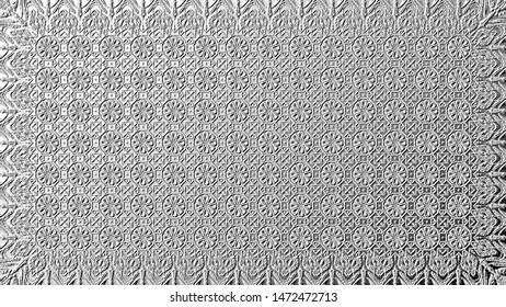 Black and white relief convex pattern for design