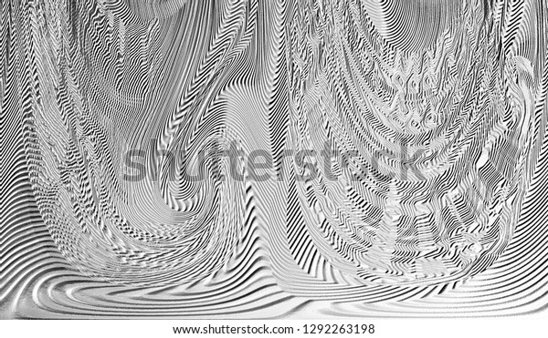 Black and white relief convex pattern for living room wallpaper design