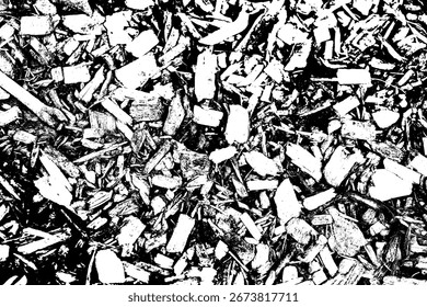 Black and white seamless pattern. Background Abstract and textured illustration in black and white. Piece of wood illustration.

