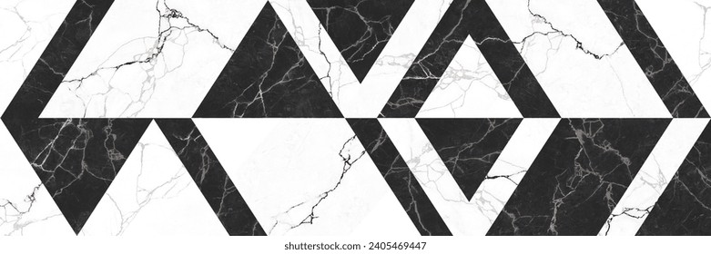 black and white seamless pattern, marbled background