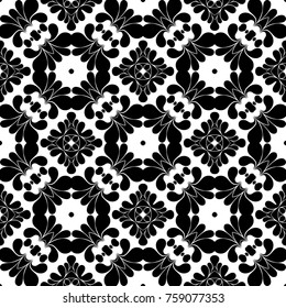 Black White Simple Pattern Stock Illustration 759077353 | Shutterstock