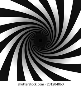 Black And White Spiral