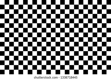 Black and white square Background. Chess table.