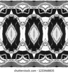 Black and white square pattern for textile, ceramic tiles and designs