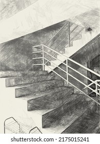 11,789 Staircase sketch Images, Stock Photos & Vectors | Shutterstock