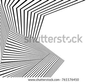 black and white stripe line pattern abstract graphic optical art