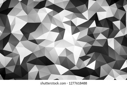 Black White Stylized Low Poly Background Stock Illustration 1277618488 ...