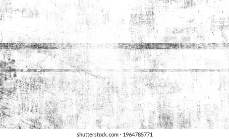 Black And White Texture Of Scratches, Chips, Scuffs, Dirt On Old Aged Surface . Old Film Effect Overlays For Space Or Text.