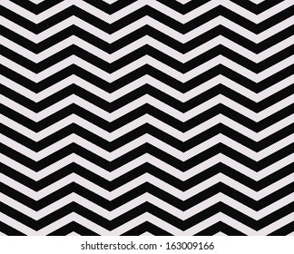 Black White Zigzag Textured Fabric Background Stock Illustration 163009166