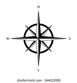 Wind Rose Vector Stock Vector (Royalty Free) 301721720