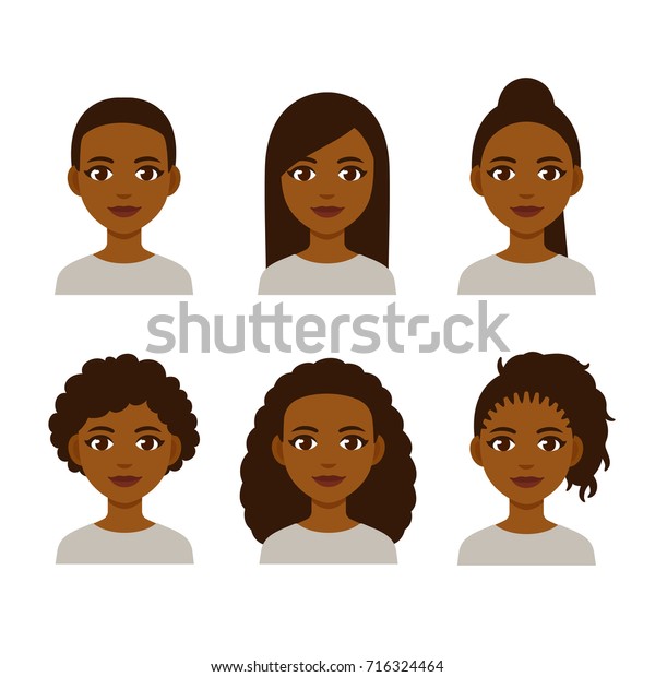 Ilustración De Stock Sobre Las Mujeres Negras Se Enfrentan A
