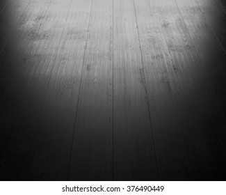 black wooden background. 3d rendering.