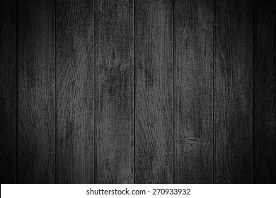 Black Wooden Background Or Wood Plank Texture