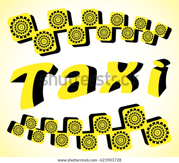 black and yellow\
business card with\
taxi