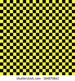 Checkered Abstract Wallpaper Black Yellow Fabric Stock Illustration ...