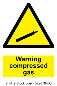 Danger Compressed Air Sign Board Stock Vector (Royalty Free) 1938488047 ...