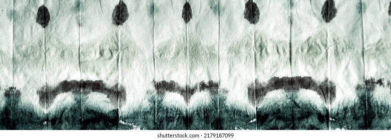 Black-and-white Background. Washed Out Effect. Dark Ocean Colors. Dirty Art Background. Ocean Bottom Color Spotted Batic Silk Cloth. Monochrome Background. Psychedelic Dye Pattern.