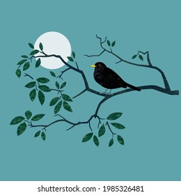 Blackbird Singing To The Moon 