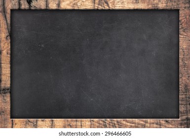 Blackboard Chalkboard Texture Empty Blank Black Stock Illustration ...