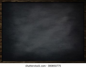 Blackboard Chalkboard Texture Empty Blank Black Stock Illustration ...