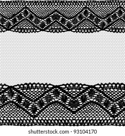 Blackgrey Lace Background Raster Stock Illustration 93104170 | Shutterstock