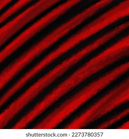 Black-Red abstract line pattern background. Brush stroke hand free. Art design for your design project. Digital illustration.