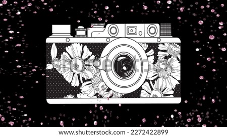 Blake And White color creative background photo 