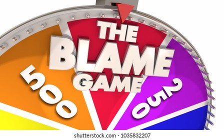The Blame Game Deflect Responsibility Blaming Others 3d Illustration